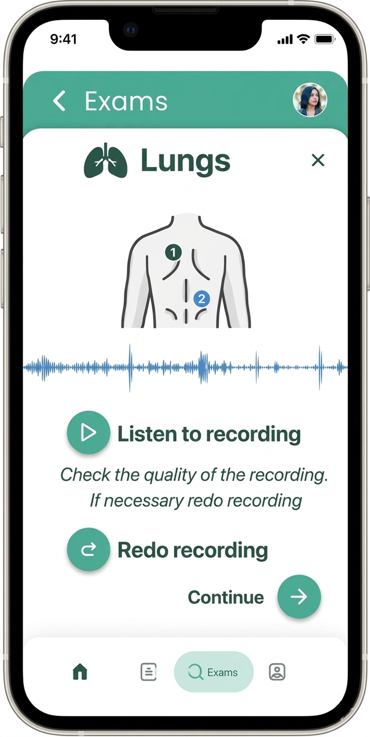 MiniDoc app on smartphone