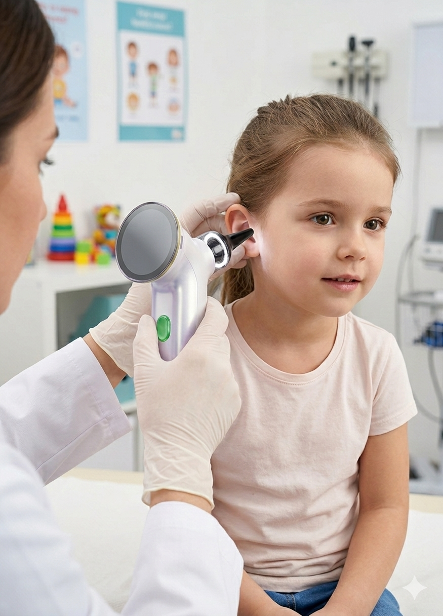 Ear examination with MiniDoc